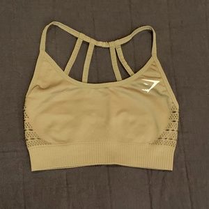 Energy Seamless Sports Bra - Khaki